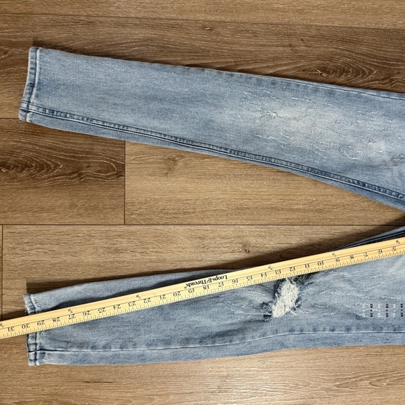 PacSun Blue Distressed Skinny Jeans - Picture 8 of 9